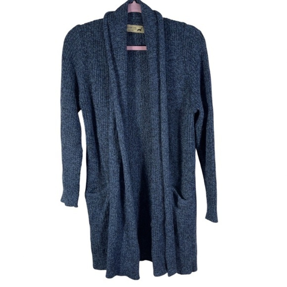 Peruvian Link Alpaca Collection Cardigan Sweater Womens OS Color Blue/Navy Blue - Picture 1 of 11